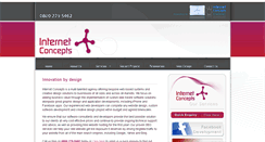 Desktop Screenshot of internet-concepts.co.uk